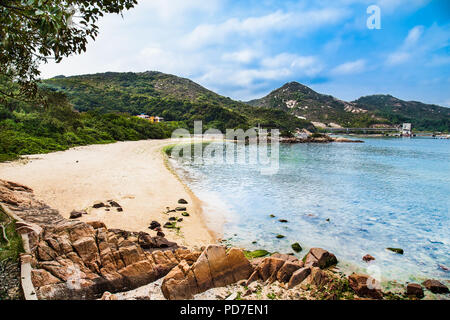 Schöner Strand Lamma Island, Hong Kong Stockfoto