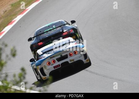Britische GT Meisterschaft Brands Hatch Stockfoto