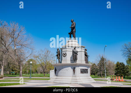 Denver, 6. Mai: Dr. Martin Luther King Jr. im Stadtpark am 6. Mai 2017 in Denver, Colorado Stockfoto