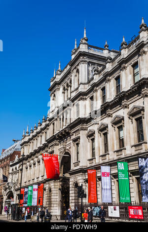 England, London, Piccadilly, Burlington House, der Königlichen Akademie der Künste Stockfoto