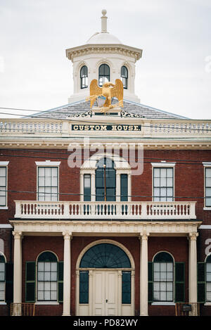 Das Custom House in Salem, Massachusetts Stockfoto