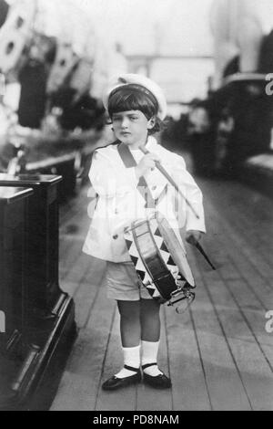 Zar Nikolaus II. von Russland. 1868-1918. Der letzte Kaiser von Russland. Hier sehen Sie seinen Sohn Tsarevich Alexei Nikolaevich, 1904-1918. Stockfoto