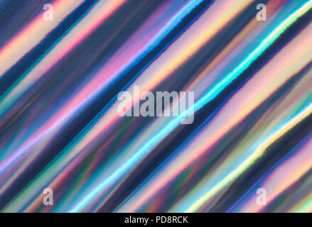 Mehrfarbiger Hintergrund imitieren Hologramm. Stockfoto