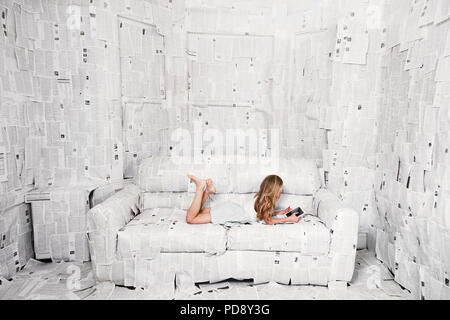 Papier alles Stockfoto