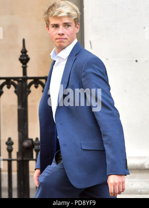 Max Wilson Blätter von Bristol nach England cricketer Ben schürt beschuldigt, Schlägerei. Stockfoto