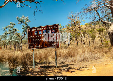 JUDBARRA NATIONALPARK EHEMALS GREGORY NATIONAL PARK, Northern Territories, Australien Stockfoto