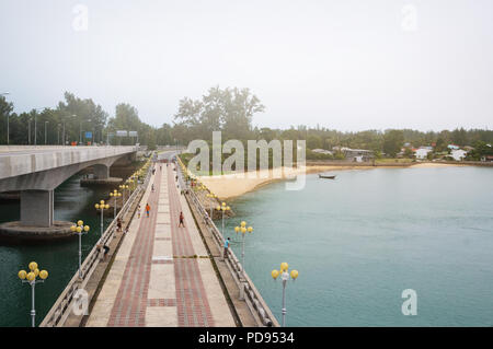 Phuket, Thailand - 27 Okt 2017: Sarasin Brücke Phuket ist die erste Brücke gebaut, die Insel Phuket auf dem Festland der Provinz Phang Nga. Diese Stockfoto