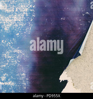 Abstract grunge Dark Navy Blau strukturierten Hintergrund Stockfoto