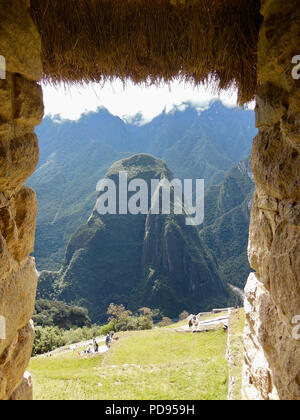 Landschaft in Machu Picchu, Peru Stockfoto