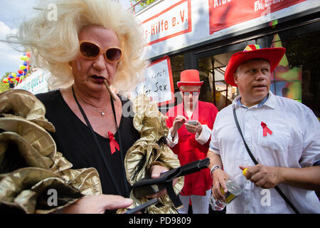 Christopher Street Day CSD-Parade, Berlin, Deutschland Stockfoto