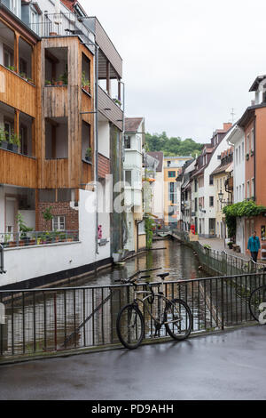 Altstadt der Stadt Freiburg in Deutschland Stockfoto