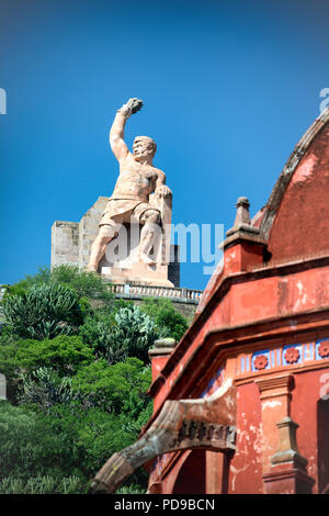 El Pipila Statue in Guanajuato, Mexiko. Stockfoto