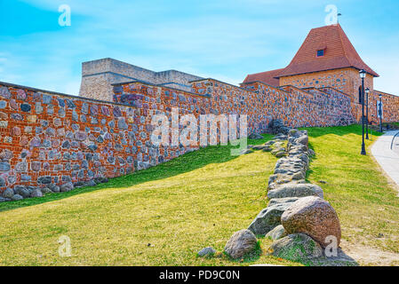 Vilnius, Litauen - 17. Juni 2015: Bastion der Stadt Vilnius. Litauen. Stockfoto