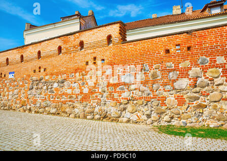 Vilnius, Litauen - 17. Juni 2015: Bastion der Stadt Vilnius. Litauen. Stockfoto