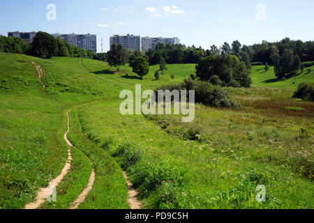 Moskau, Russland - ca. Juli 2018 Tsaritsyno Park Stockfoto