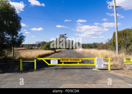 Land an Badgerys Creek Sydney, die den Standort der neuen Western Sydney Airport. Stockfoto