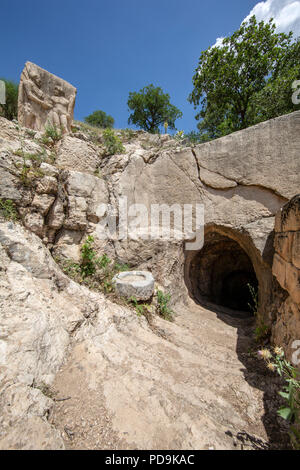 Arsameia antike Stadt in Adiyaman, Türkei. Stockfoto