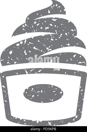 Grunge icon-Eis Stock Vektor