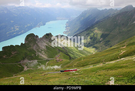 Brienz Rothorn Bahn in der Schweiz am 9.7.15 Stockfoto