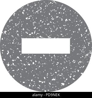 Grunge icon-Warnschild Stock Vektor