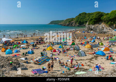 Caswell Bay, Gower, Wales, Großbritannien Stockfoto