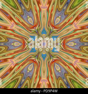 Fraktale Hintergrund. Abstrakte Design Pattern. Bunt gemischt malerei Kunst. Vorlage für kreative Produkte erstellen. Acryl stil Textur. Surreal. Stockfoto