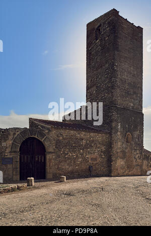 Kirche Santa Maria - Ignacio Zuloaga Museum, Pedraza, Segovia, Spanien, Europa Stockfoto