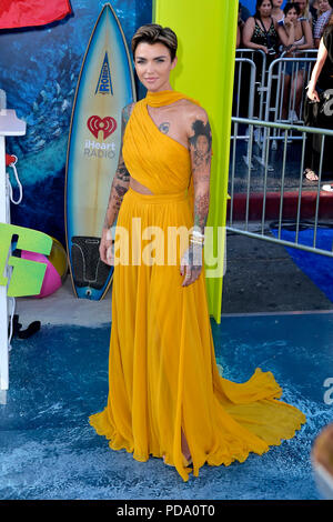 Ruby Rose Teilnahme an "Meg" Premiere auf der TCL Chinese Theatre am 6. August 2018 in Los Angeles, Kalifornien. Stockfoto