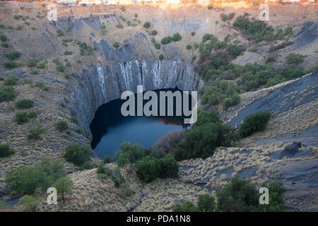 Die großen Diamanten Loch in Kimberley Stockfoto