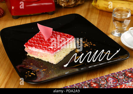 Trilece Karamell Milchprodukte Nachtisch Kuchen Stockfoto