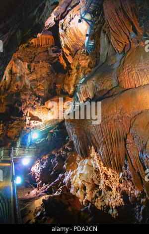 Der Su Mannau Höhle ist in das Gebiet der Gemeinde Fluminimaggiore im Süden Sardiniens entfernt. Stockfoto