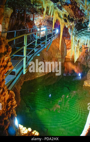 Der Su Mannau Höhle ist in das Gebiet der Gemeinde Fluminimaggiore im Süden Sardiniens entfernt. Stockfoto