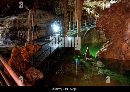 Der Su Mannau Höhle ist in das Gebiet der Gemeinde Fluminimaggiore im Süden Sardiniens entfernt. Stockfoto