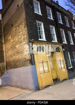 Die ehemalige Glockengießerei Whitechapel, London Stockfoto