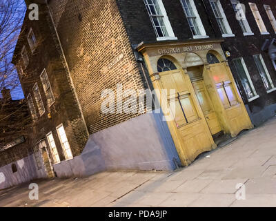 Die ehemalige Glockengießerei Whitechapel, London Stockfoto