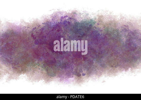 Violett gefärbt Aquarell abstrakte oder Vintage Farbe Hintergrund Stockfoto