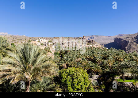 Alte Dorf Misfah al abreyeen - Oman Stockfoto