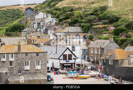 Das hübsche Fischerdorf Port Isaac an der Nordküste von Cornwall, England, Großbritannien Stockfoto