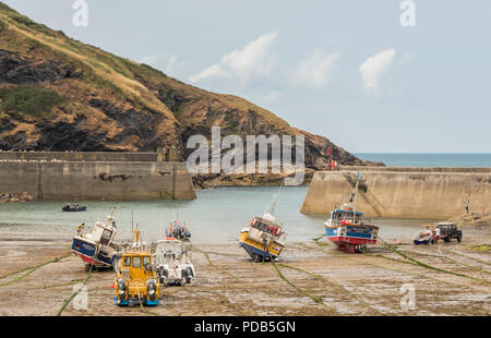 Das hübsche Fischerdorf Port Isaac an der Nordküste von Cornwall, England, Großbritannien Stockfoto