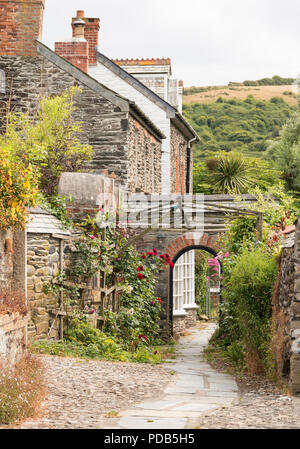 Das hübsche Fischerdorf Port Isaac an der Nordküste von Cornwall, England, Großbritannien Stockfoto