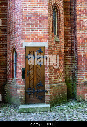 Deutschland, Stolpe an der Peene. Evangelische Wartislaw Gedächtniskirche. Denkmalgeschützten neugotischen Gebäudes Kirche zu Ehren des ersten Chri gebaut Stockfoto