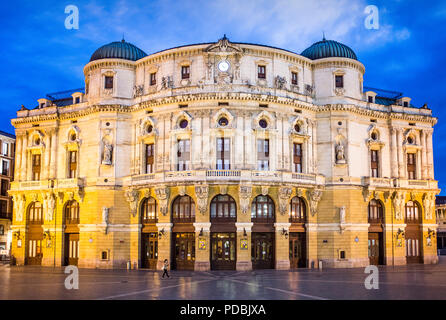 Arriaga Theater, in ARRIAGA PLAZA, Bilbao, Baskenland, Spanien Stockfoto