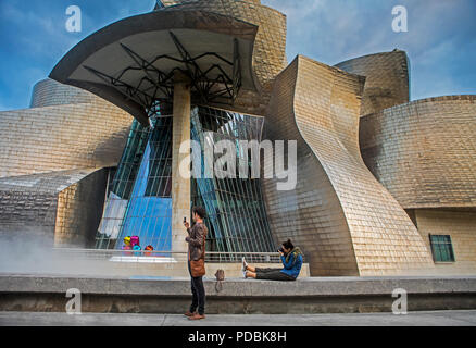 Guggenheim Museum, Bilbao, Spanien Stockfoto