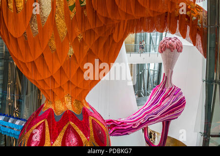 "Valquiria" von Joana Vasconcelos, Guggenheim Museum, Bilbao, Spanien Stockfoto