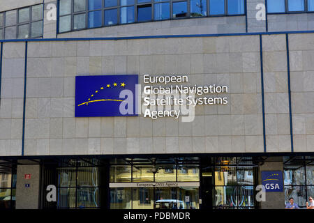 Europäische Global Navigation Satellite Systems Agency, Prag, Tschechische Republik Stockfoto