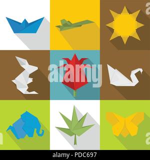 Whatman Symbole, flacher Stil Stock Vektor