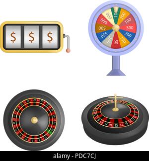 Roulette Rad Mockup, realistischen Stil Stock Vektor