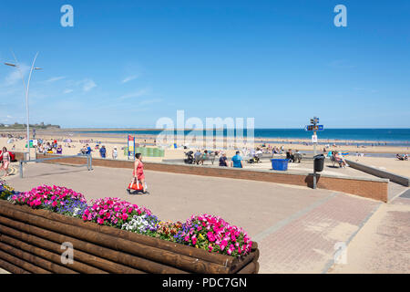 Strandpromenade, Sandhaven Beach, South Shields, Tyne und Wear, England, Vereinigtes Königreich Stockfoto