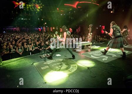 Toronto, Ontario, Kanada. 7 Aug, 2018. ZAKK WYLDE "Black Label Society" bei Rebel Club in Toronto durchgeführt. Quelle: Igor Vidyashev/ZUMA Draht/Alamy leben Nachrichten Stockfoto