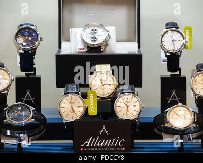 Krakau, Polen. 20 Mär, 2018. Atlantic watch Shop. Quelle: Igor Golovniov/SOPA Images/ZUMA Draht/Alamy leben Nachrichten Stockfoto